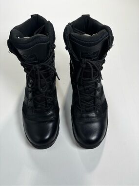 Thorogood Men’s Black Tactical Work Boots Lace Up